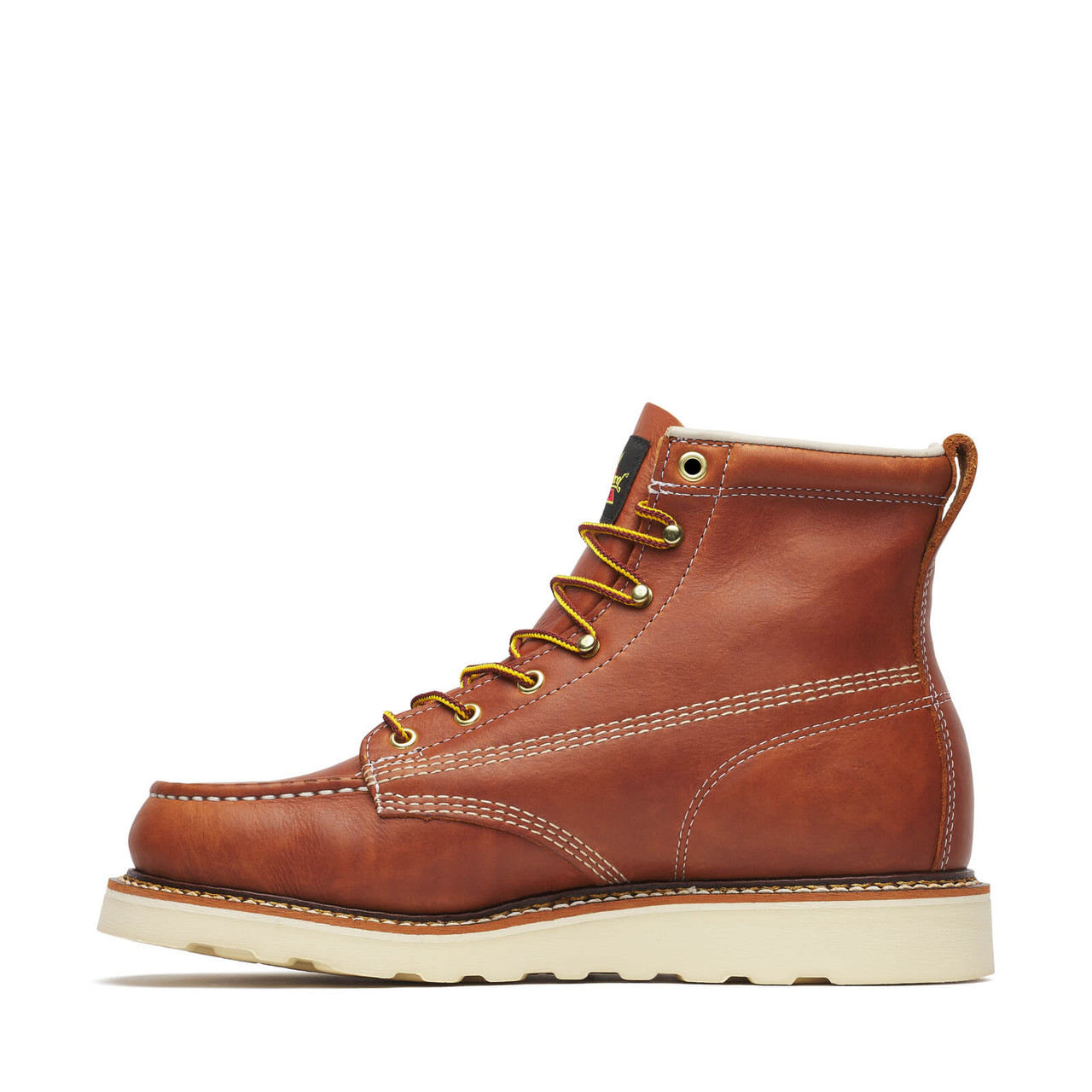 thorogood tobacco Men's American Heritage 8in Moc Toe Wedge Boot our American Heritage 6 Thorogood Men's 6" MAXWear Wedge