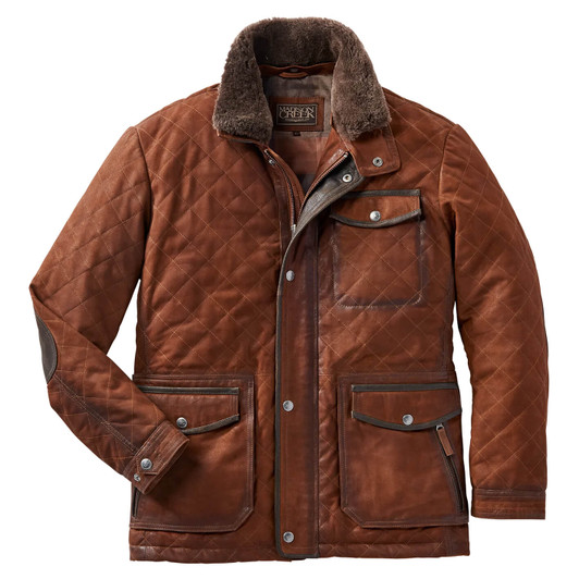 Yoke Goat Suade Nappalan Leather 【26ss】 Bandera Goat Suede Leather Jacket - Madison Creek Outfitters
