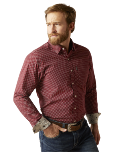 ARIAT- MEN'S MACOY STRETCH MODERN FIT SHIRT