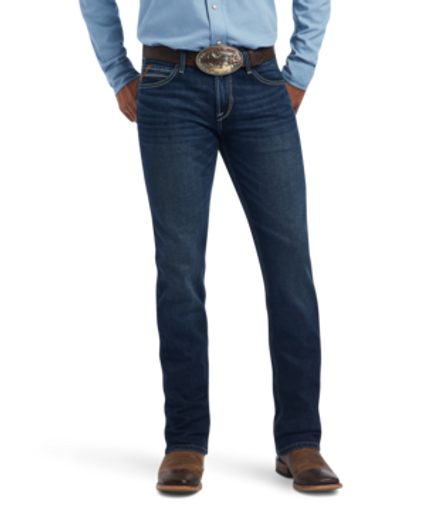 Relaxed Fit Stretch Simple V Straight Bootcut Jeans