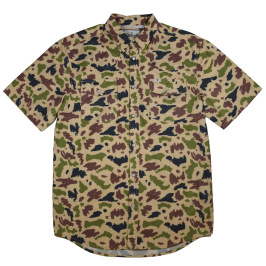 FERRELL- MEN'S CAMO SHORT SLEEVE SNAP SHIRT