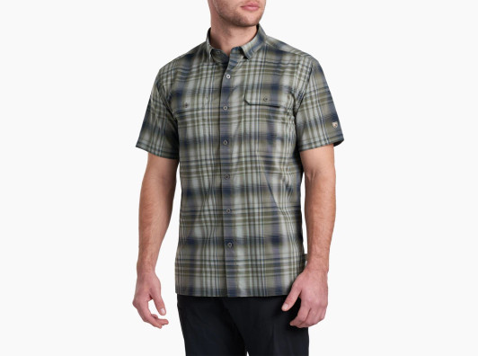 KUHL- MEN'S RESPONSE SHIRT IN OLIVE NIGHT