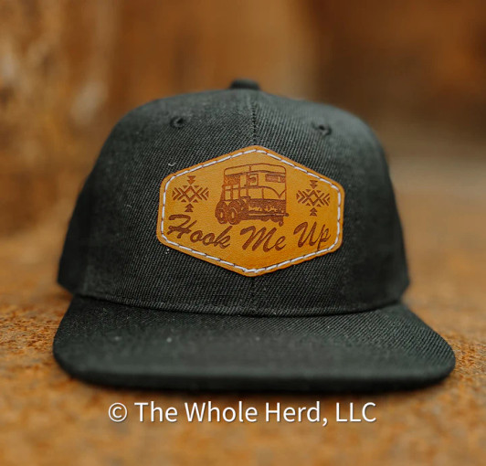 THE WHOLE HERD- YOUTH HOOK ME UP LEATHER PATCH CAP