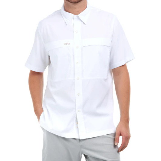 GAME GUARD- MEN'S SCOUT SHIRT IN WHITE