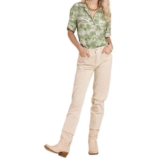 SENDERO PROVISIONS CO. - WOMEN'S SONSELA CORD PANTS IN WINTER PLAINS
