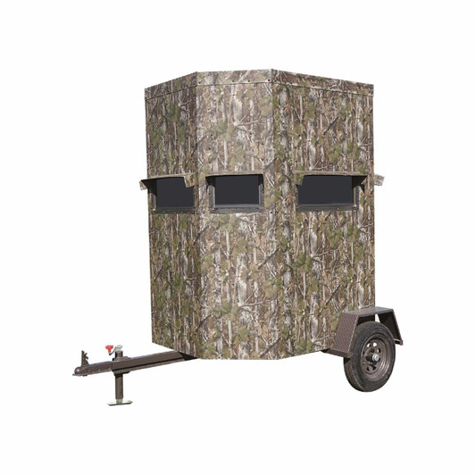 MB RANCH KING - 5 X 6 ECONOMY ELEVATED TRAILER HUNTING BLIND