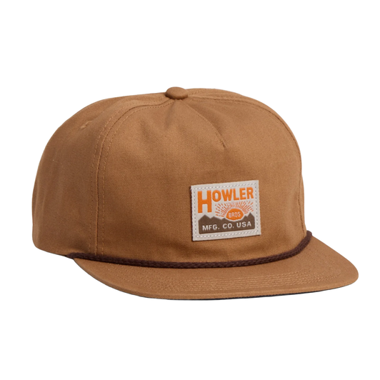 HOWLER BROTHERS - HB MANUFACTURING CO. SNAPBACK IN BROWN OXFORD