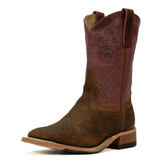 ANDERSON BEAN - MEN'S HAVANA TAG BOAR DEEP VIOLET BISON NAVAJO BOOTS