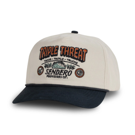 SENDERO PROVISIONS - TRIPLE THREAT HAT IN CREAM