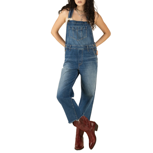 SENDERO PROVISIONS - WOMEN'S THE JUNIPER OVERALL IN OLD WORN INDIGO