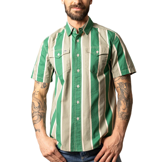 KIMES RANCH - MEN'S STOPPY SHORT SLEEVE SHIRT IN SAGE