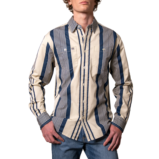 KIMES RANCH - MEN'S REDDY LONG SLEEVE SHIRT IN BLUE