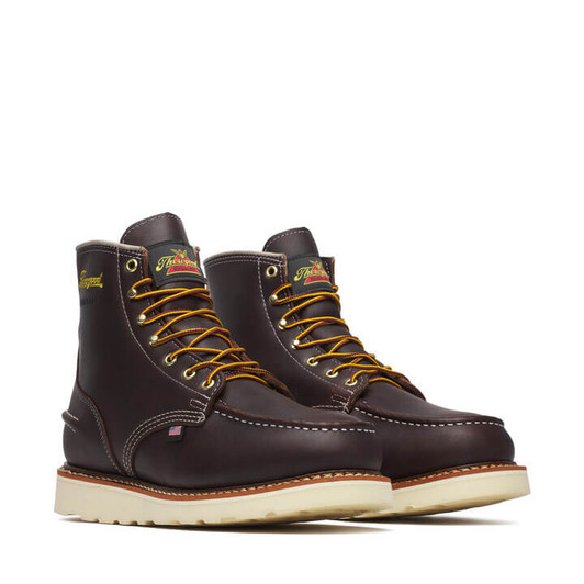 THOROGOOD - MEN'S 1957 SERIES WATERPROOF 6″ BRIAR PITSTOP MOC TOE MAXWEAR WEDGE BOOTS