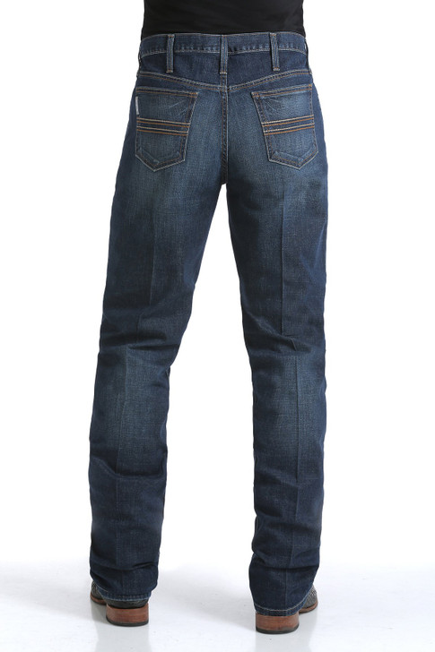 CINCH- MEN'S SLIM FIT SILVER LABEL JEANS IN DARK STONEWASH