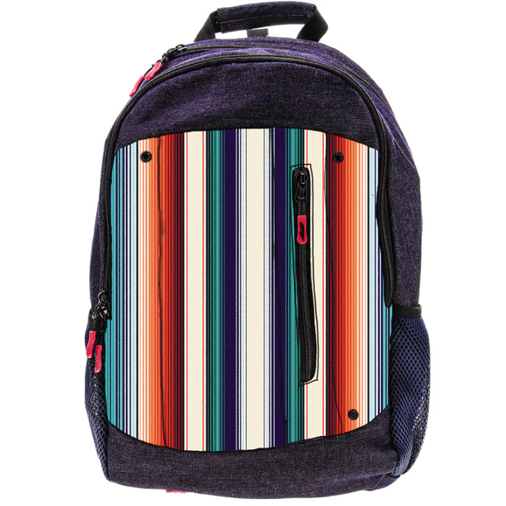 HOOEY- ROCKSTAR BACKPACK IN DENIM SERAPE