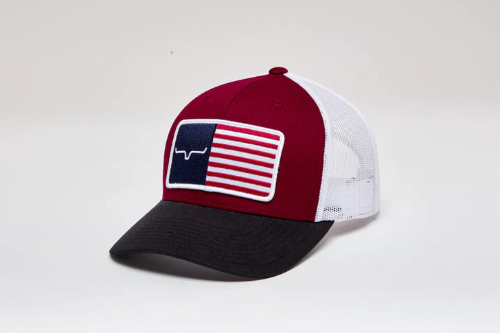 KIMES RANCH- AMERICAN TRUCKER IN BURGUNDY