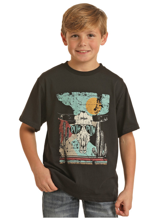 PANHANDLE- POW POW DALE BRISBY BOYS GRAPHIC TEE