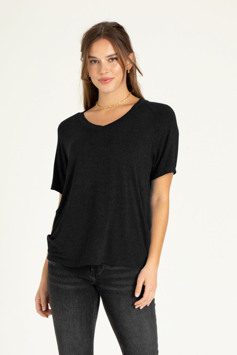 TAYLOR SHIRT IN BLACK BY ANOTHER LOVE