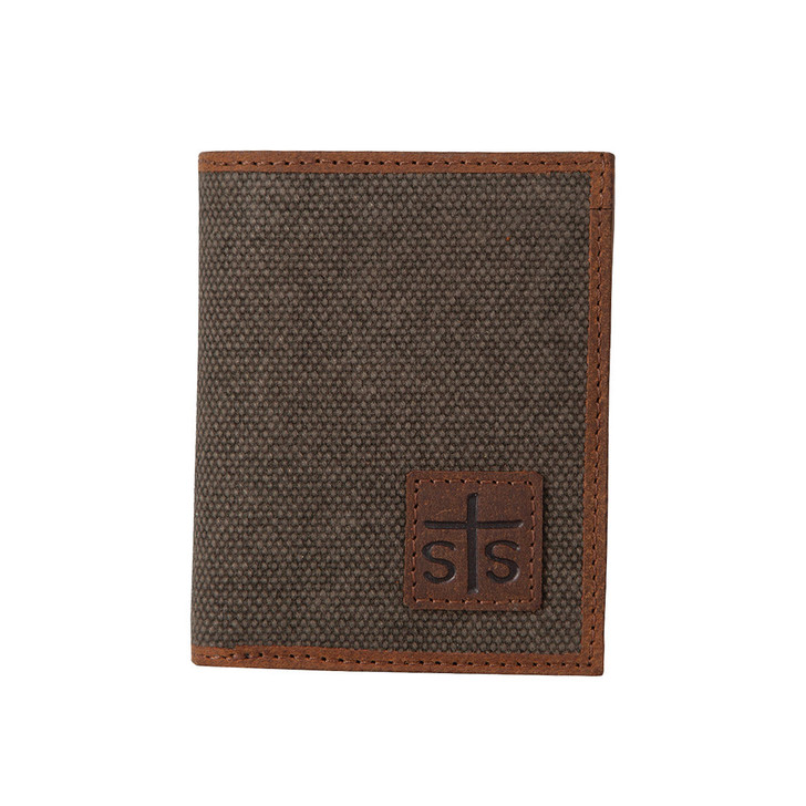 FOREMAN CANVAS HIDDEN CASH WALLET BY STS