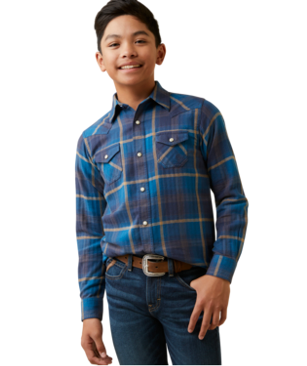 ARIAT- BOY'S HARLAND RETRO FIT SHIRT