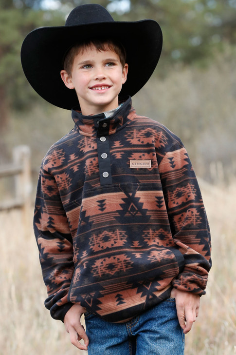 CINCH- BOY'S POLAR FLEECE PULLOVER