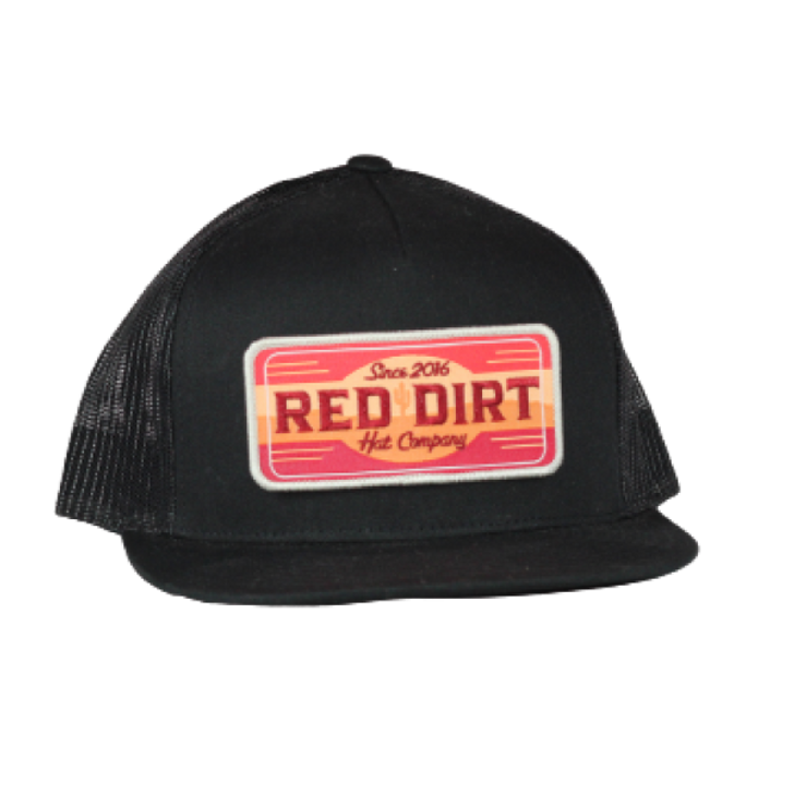 RED DIRT- RAWHIDE CAP IN BLACK