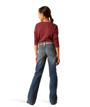 ARIAT- GIRL'S R.E.A.L. CLOVER BOOT CUT JEANS