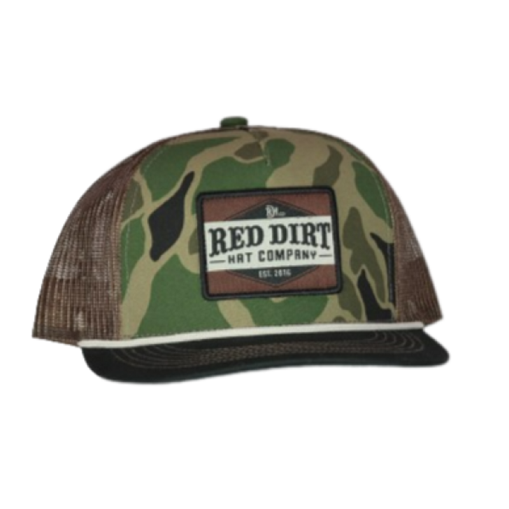 RED DIRT HAT CO.- TAGGED OUT HAT IN CAMO