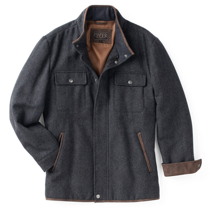 MADISON CREEK- GRAYSON WOOL BLEND SHIRT JACKET