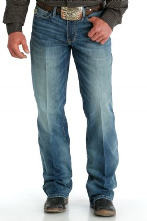 CINCH- MEN'S RELAXED FIT GRANT JEANS IN MEDIUM STONEWASH