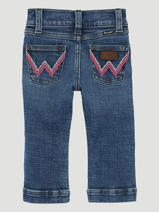 WRANGLER- LITTLE GIRL'S W STITCHED BOOTCUT JEANS IN KATE