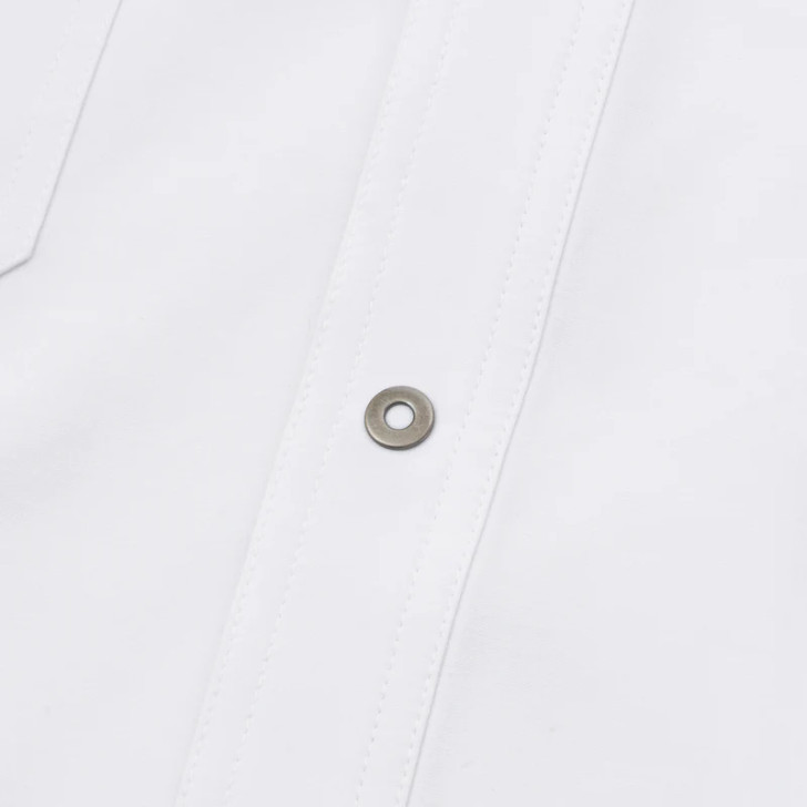 TWO DOVE- MEN'S ULTIMATE OUTDOOR BLEND LONG SLEEVE SHIRT IN WHITE