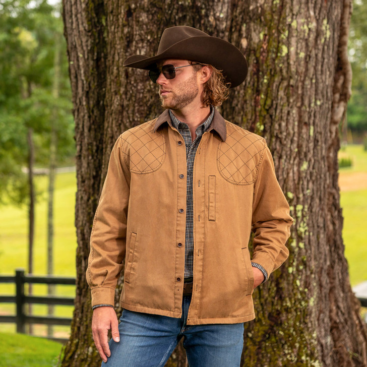 MADISON CREEK- MEN'S SPORTSMAN LIGHTWEIGHT TWILL SHIRT JACKET