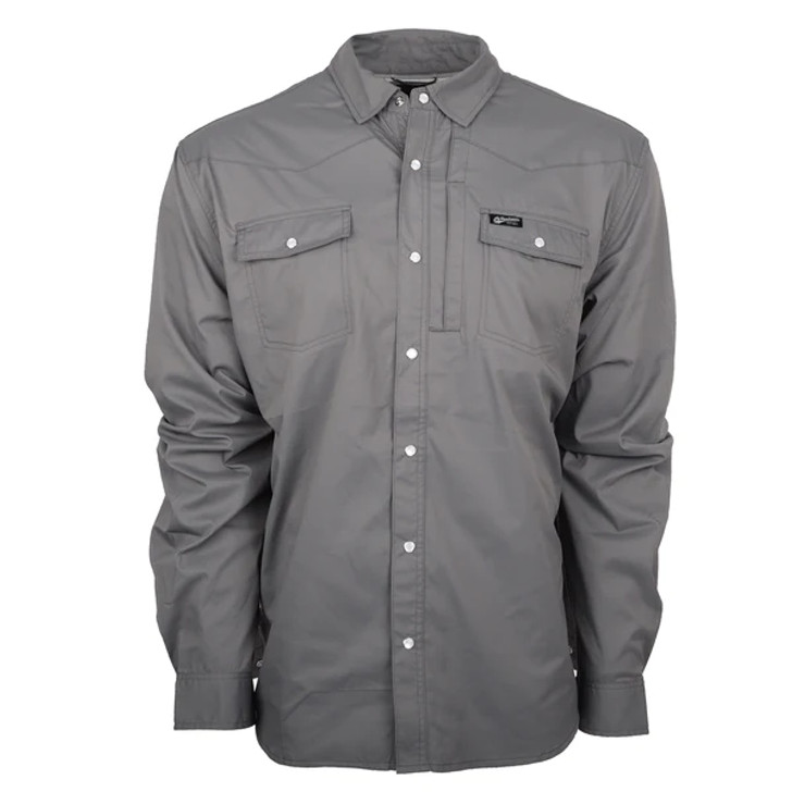STS- MEN'S FISCHER LONG SLEEVE SHIRT IN GRAY