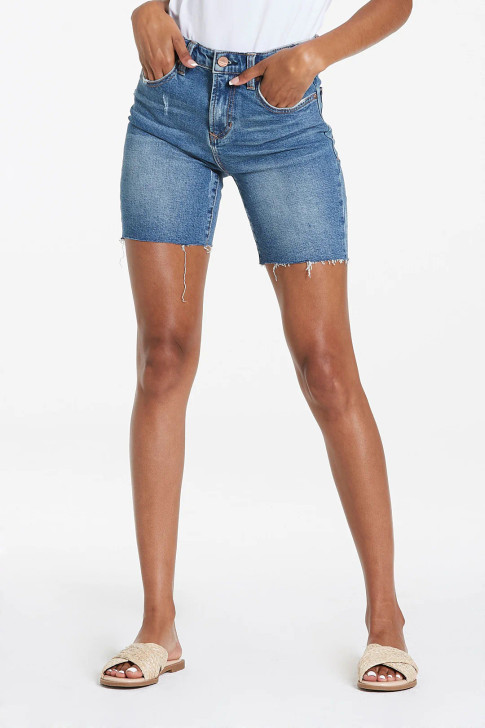DEAR JOHN- WOMEN'S RUTHIE SUPER HIGH RISE SHORTS IN DAMSO