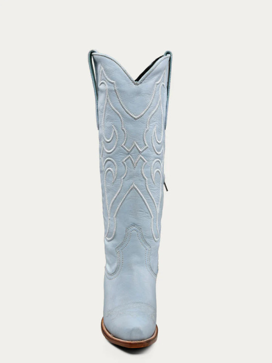 CORRAL- WOMEN'S BABY BLUE EMBROIDERED TALL TOP WESTERN BOOTS