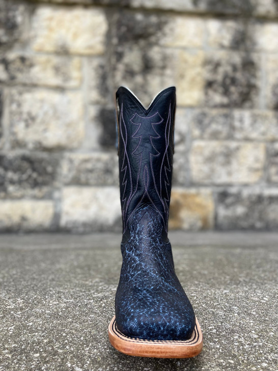 FENOGLIO - MEN'S VINTAGE DENIM ELEPHANT WITH BLACK BOOTS