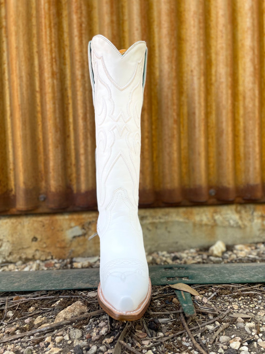 CORRAL- WOMEN'S PURE WHITE INLAY BOOTS