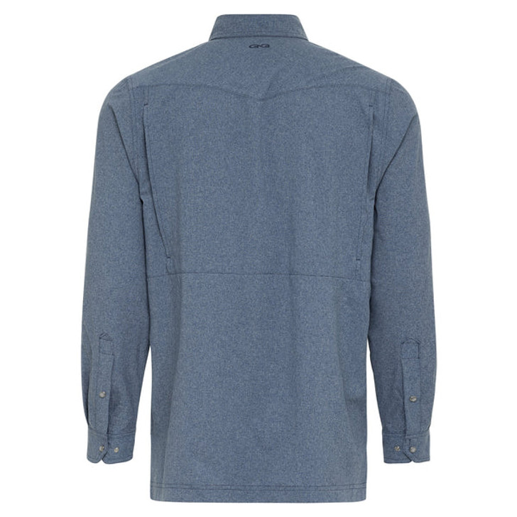 GAME GUARD- MEN'S DEEP WATER PEARL SNAP SHIRT