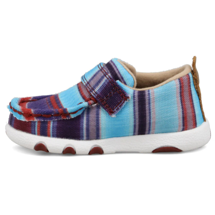 TWISTED X- INFANT HOOEY DRIVING MOC IN BLUE MULTI