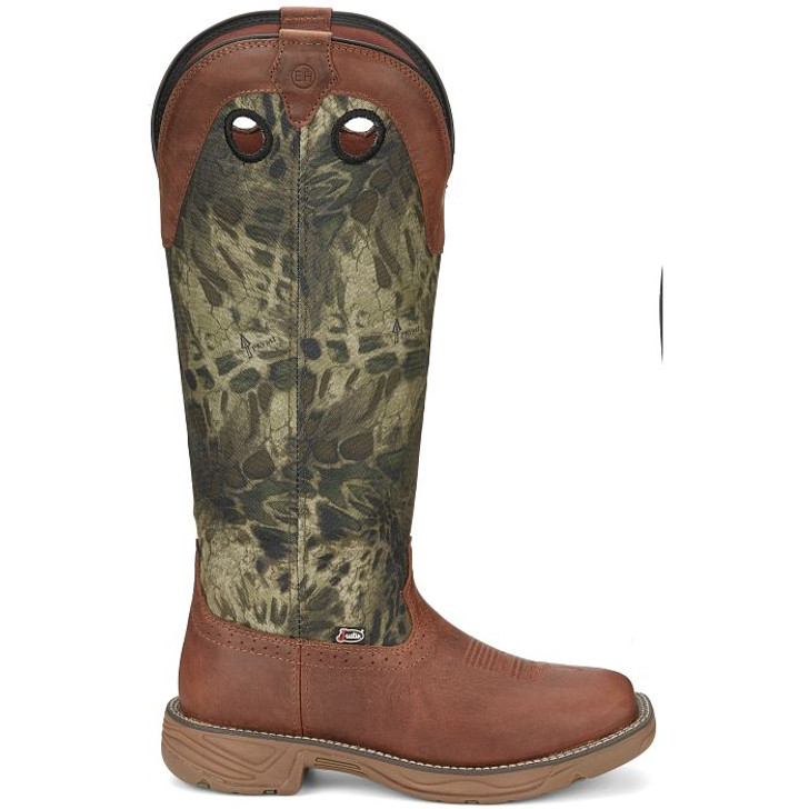 JUSTIN-MEN'S RUSH STRIKE 17" SNAKE RESISTING BOOTS IN RUSSET