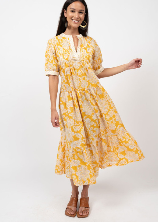 IVY JANE- WOMEN'S GOLDEN TROPICS DRESS