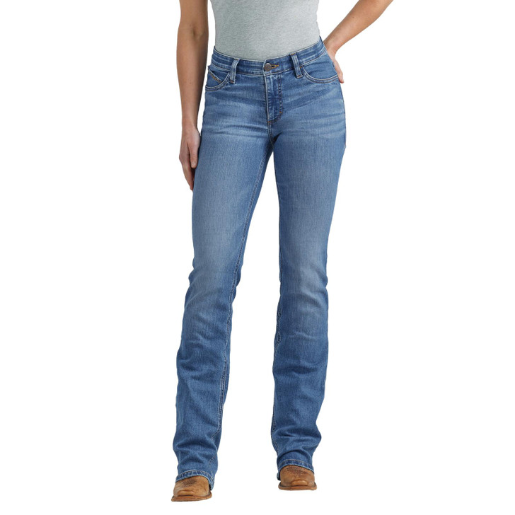 WRANGLER- WOMEN'S ULTIMATE RIDING WILLOW MID RISE BOOTCUT JEANS IN SOPHIA