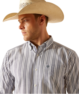 ARIAT- MEN'S PRO SERIES ROSS CLASSIC FIT SHIRT IN NAVY