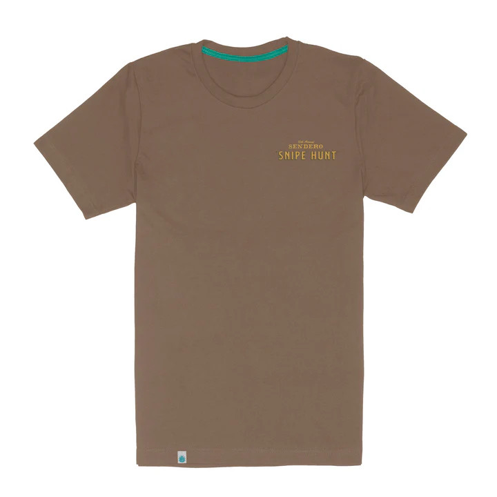 SENDERO PROVISIONS CO.- SNIPE HUNT T-SHIRT IN LIGHT BROWN