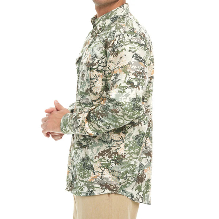 GAME GUARD- MEN'S DIGITAL FLANNEL SHIRT IN CAMO
