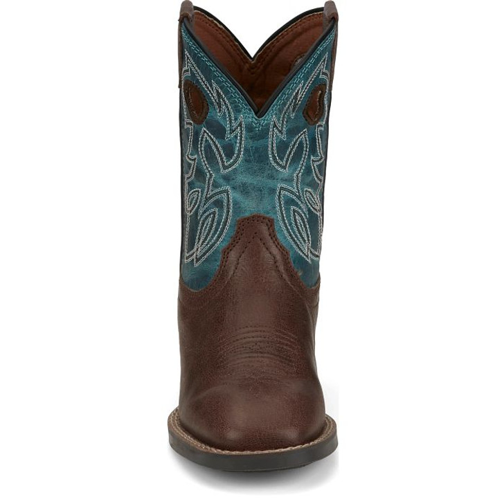 JUSTIN- KID'S BOWLINE BOOTS IN WALNUT BROWN