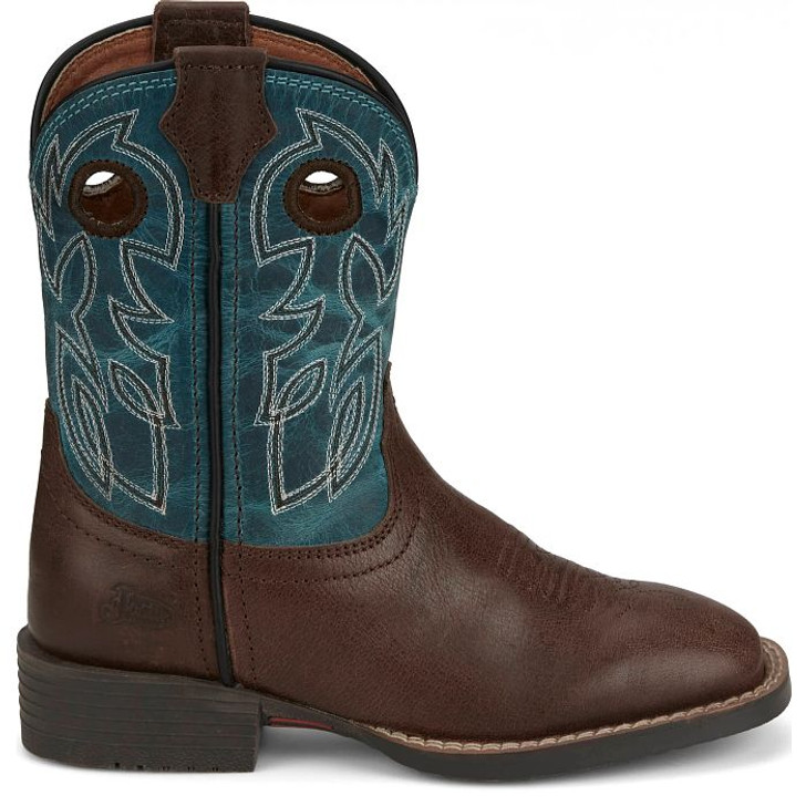 JUSTIN- KID'S BOWLINE BOOTS IN WALNUT BROWN