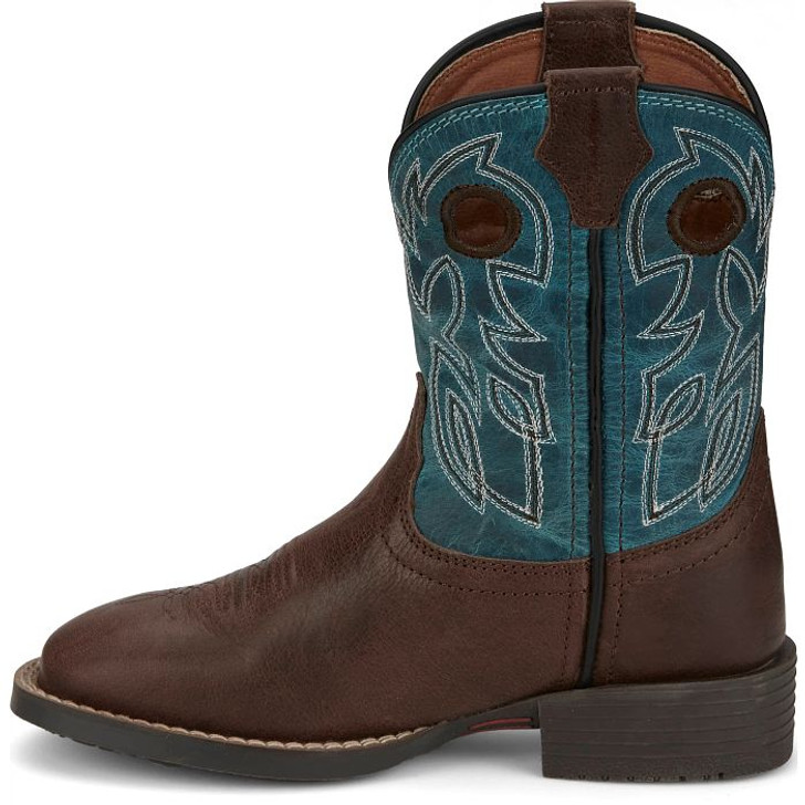 JUSTIN- KID'S BOWLINE BOOTS IN WALNUT BROWN