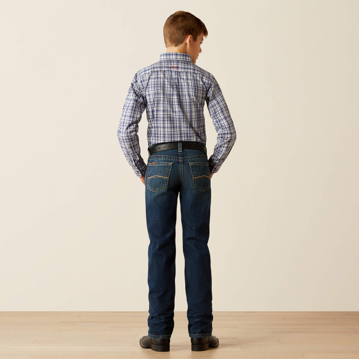 ARIAT - BOY'S B5 SLIM NATE STRAIGHT LEG JEANS